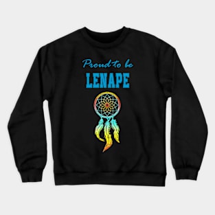 Native American Lenape Dreamcatcher 48 Crewneck Sweatshirt